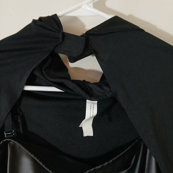 Black Spirit Halloween dress large - black hooded cape & sash (see description) - Picture 7 of 7